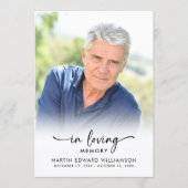 Programme Funeral Order of Service In Loving Memory (Devant)