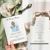 Programme Funeral Program Photo Celebration of Life Service