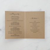 Programme Funny Brews and I dos Brewery Wedding Program (Intérieur)