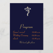 Programme Ganesh Orné Or Argent Paisley Mariage Hindou (Dos)