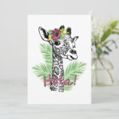Programme Giraffe Lover Giraffe Avec Hibiscus (Debout devant)