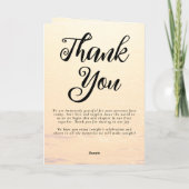 Programme Golden orange vagues d'été mariage (Dos)