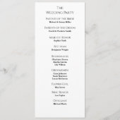 Programme Gothique Élégant Jusqu'à la mort Squelette Mariage (Dos)