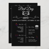 Programme Gothique Romantique Squelette main Halloween Maria (Devant / Derrière)