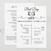 Programme Gothique Romantique Squelette main Halloween Maria (Devant / Derrière)