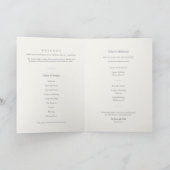 Programme Grace Stone Minimal Cross Baptême Plié (Intérieur)