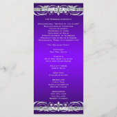 Programme Grand Duchess Silver Scroll Purple Wedple Programm (Dos)