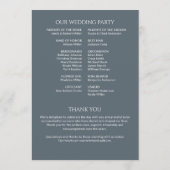 Programme Gras minimaliste - Mariage (Dos)