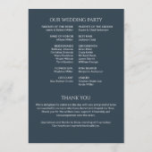 Programme Gras minimaliste - Mariage (Dos)