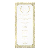 Programme grec de mariage d'élégance (Dos)