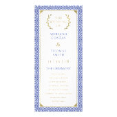 Programme grec de mariage d'élégance (Devant)