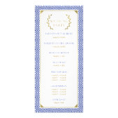 Programme grec de mariage d'élégance (Dos)