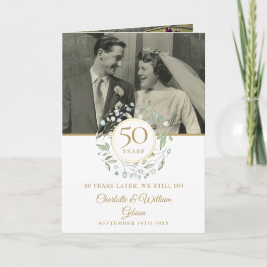 Programme Greenery 2 Photo 50e fête du Mariage (Devant)