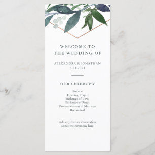 Programme Greenery Geo   Mariage Or Rose