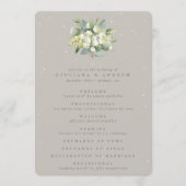 Programme Greige Snowberry+Bouquet Eucalyptus Mariage d'hive (Devant)