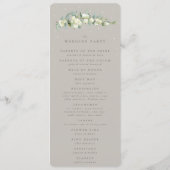 Programme Greige Snowberry+Bouquet Eucalyptus Mariage d'hive (Dos)