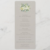 Programme Greige Snowberry+Bouquet Eucalyptus Mariage d'hive (Devant)