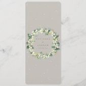 Programme Greige Snowberry+Bouquet Eucalyptus Mariage d'hive (Dos)