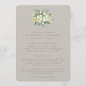 Programme Greige Snowberry+Bouquet Eucalyptus Mariage d'hive (Devant)
