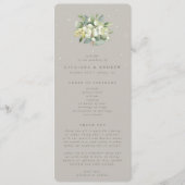 Programme Greige Snowberry+Bouquet Eucalyptus Mariage d'hive (Devant)