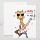Programme Guitare Giraffe Lover Pour Un Bruit (Devant / Derrière)