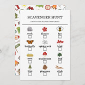 Programme Happy Camper Adventure Birthday Scavenger Hunt (Devant / Derrière)