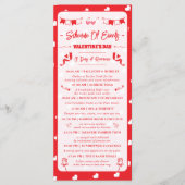 Programme Hearts Happy Valentine's Day Modern Love Pattern (Devant)