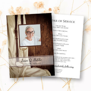 Programme Horse Bit Satin Service funéraire de l'Ouest Memor