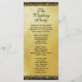 Programme Huile d'or moderne et Confetti (Dos)