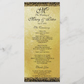 Programme Huile d'or moderne et Confetti (Devant)