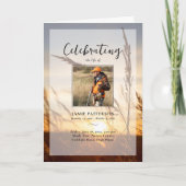 Programme Hunter Fisherman Photo Celebration of Life Funeral (Devant)