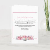 Programme Hydrangea Rose Eté Fleurs Funérailles Pliées (Dos)