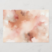 Programme Icône de mariage à l'aquarelle Tons de terre RoseG (Dos)