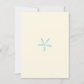 Programme II de mariage de plage d'étoiles de mer (Dos)