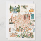 Programme illustré du week-end de mariage à Marrak (Devant)