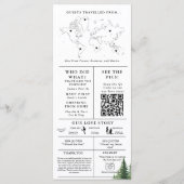 Programme Infographique de Mariage Montagnard (Dos)