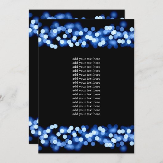 Programme Insérer Bleu Glam Hollywood (Devant / Derrière)