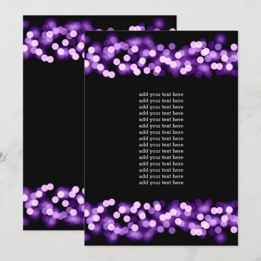 Programme Insérer Purple Hollywood Glam (Devant / Derrière)