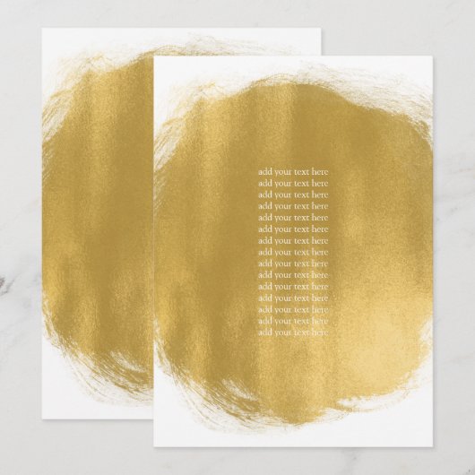 Programme Insérer un regard de peinture dorée (Devant / Derrière)