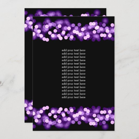 Programme Insérer violet Hollywood Glam (Devant / Derrière)