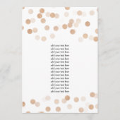 Programme Insert Faux Feuille de Cuivre Paillettes (Devant)