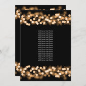 Programme Insert Gold Hollywood Glam (Devant / Derrière)