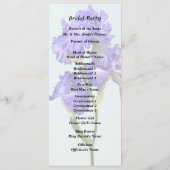 Programme Iris Triple Pourpre (Dos)