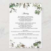 Programme Itinéraire de bienvenue des Mariages Feuilles d'Eu (Dos)