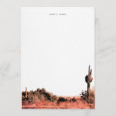 Programme Itinéraire de bienvenue pour un mariage désert aqu (Dos)