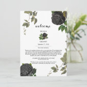 Programme Itinéraire gothique d'Halloween Rose Mariage blanc (Debout devant)