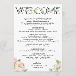 Programme Itinéraire mariage - Accueil Mariage - Bachelorett