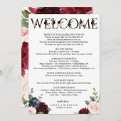 Programme Itinéraire Mariage Bourgogne - Bachelorette Bienve (Devant / Derrière)