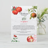 Programme Itinéraire Mariage méditerranéen de grenade (Debout devant)