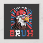 Programme Its The 4th Of July Bruh Bald Eagle Patriotic (Devant)